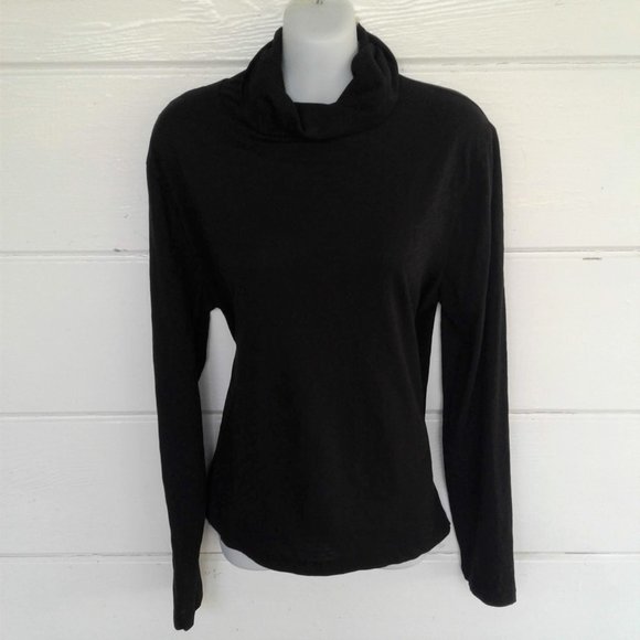 Madewell Tops - Madewell Black Long Sleeve Top Turtle Neck XL